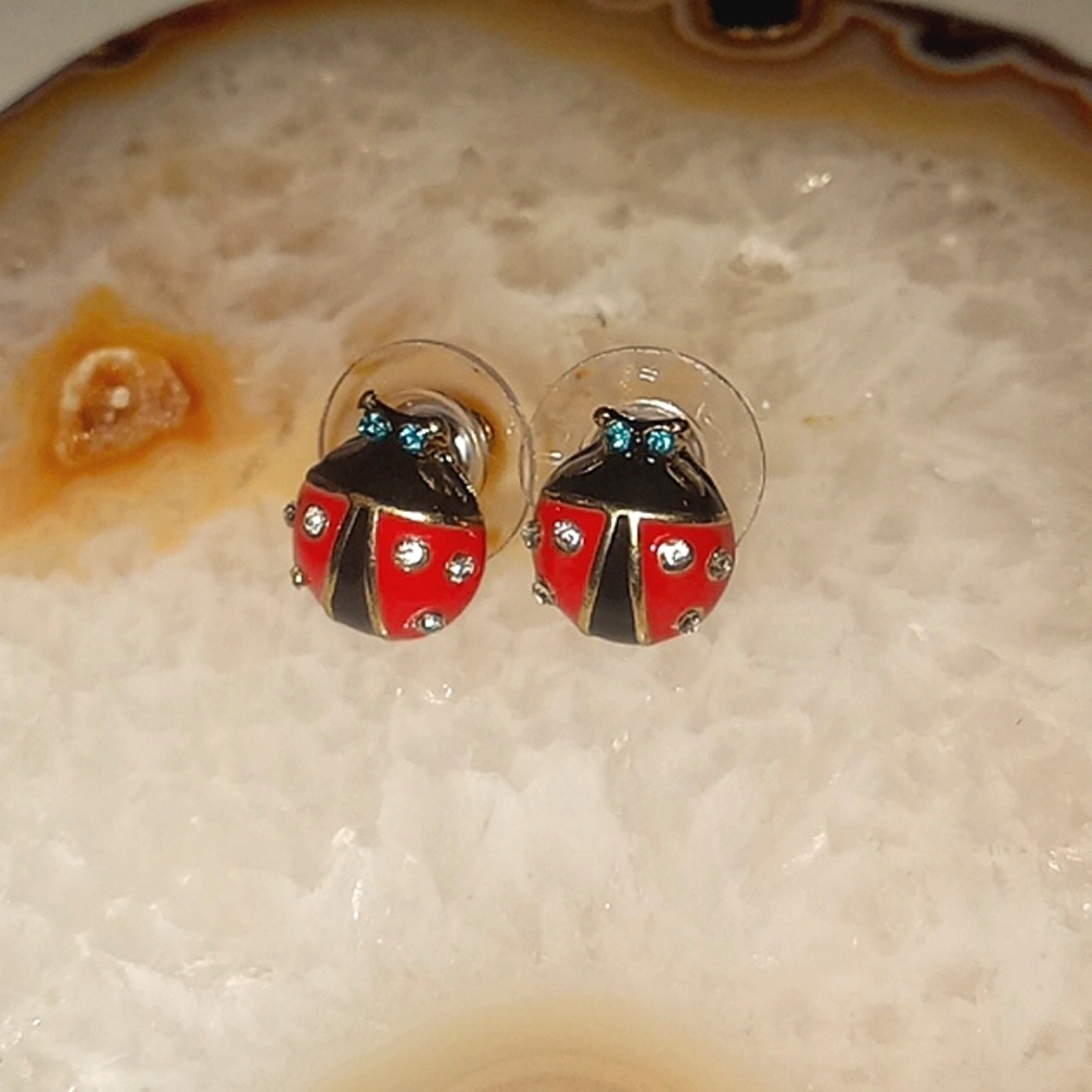 LADYBUG EARRINGS